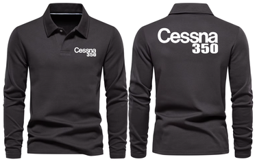 CESSNA 350 LONG SLEEVE POLO